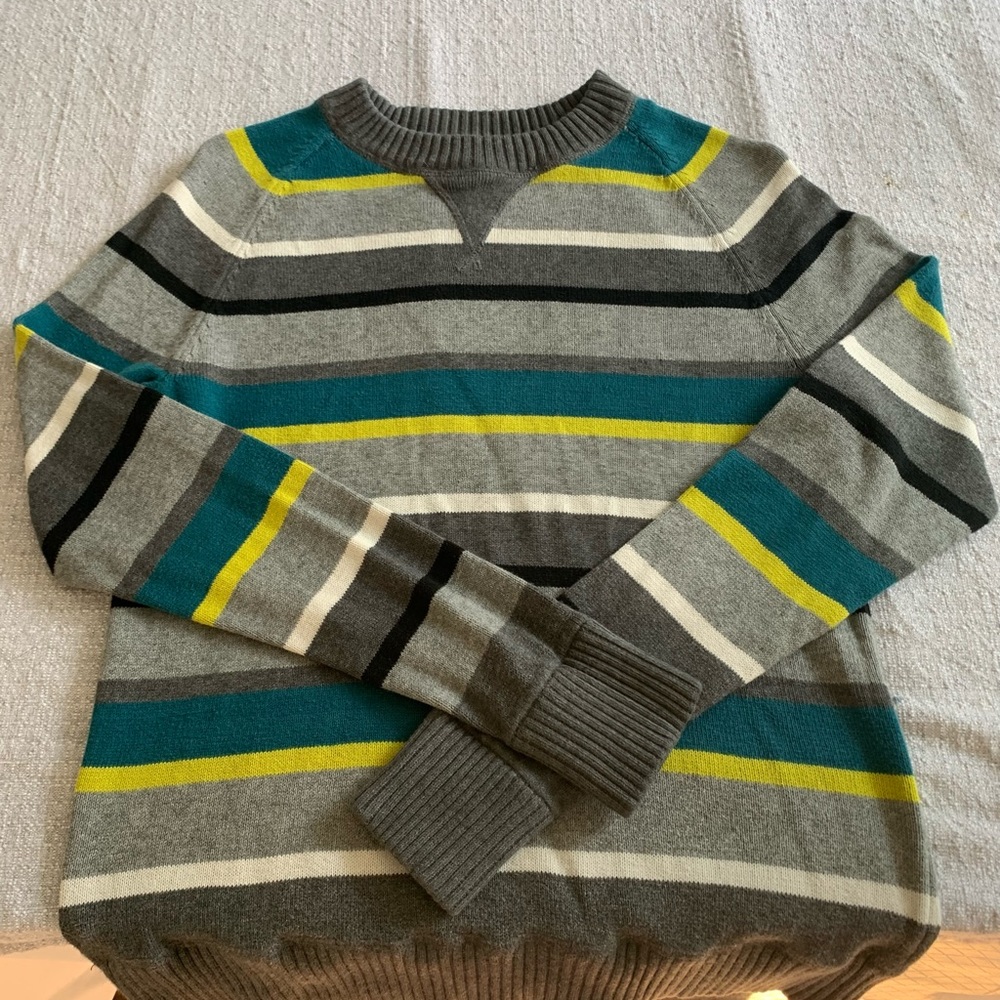 Mossimo Supply Co, size S, multi colored crew neck